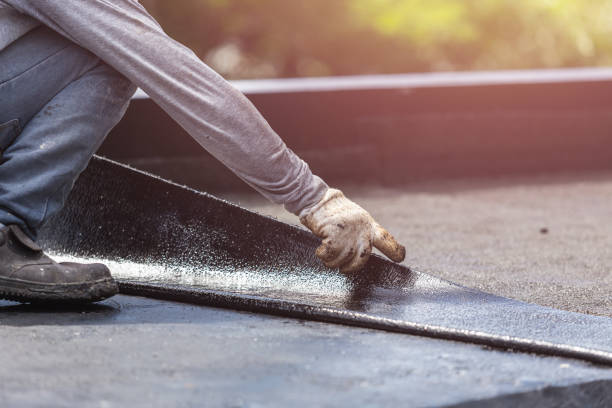 Professional Emergency Waterproofing technician working in Rosewood, OH